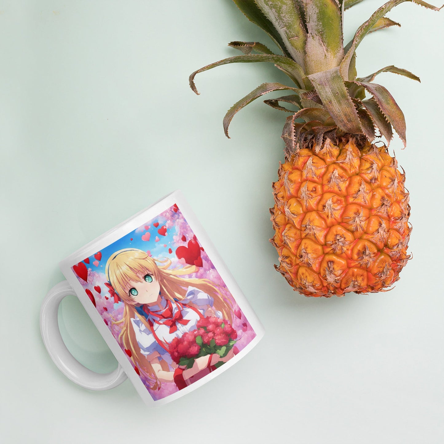 Anime White Mug — Unique AI Designed Gift