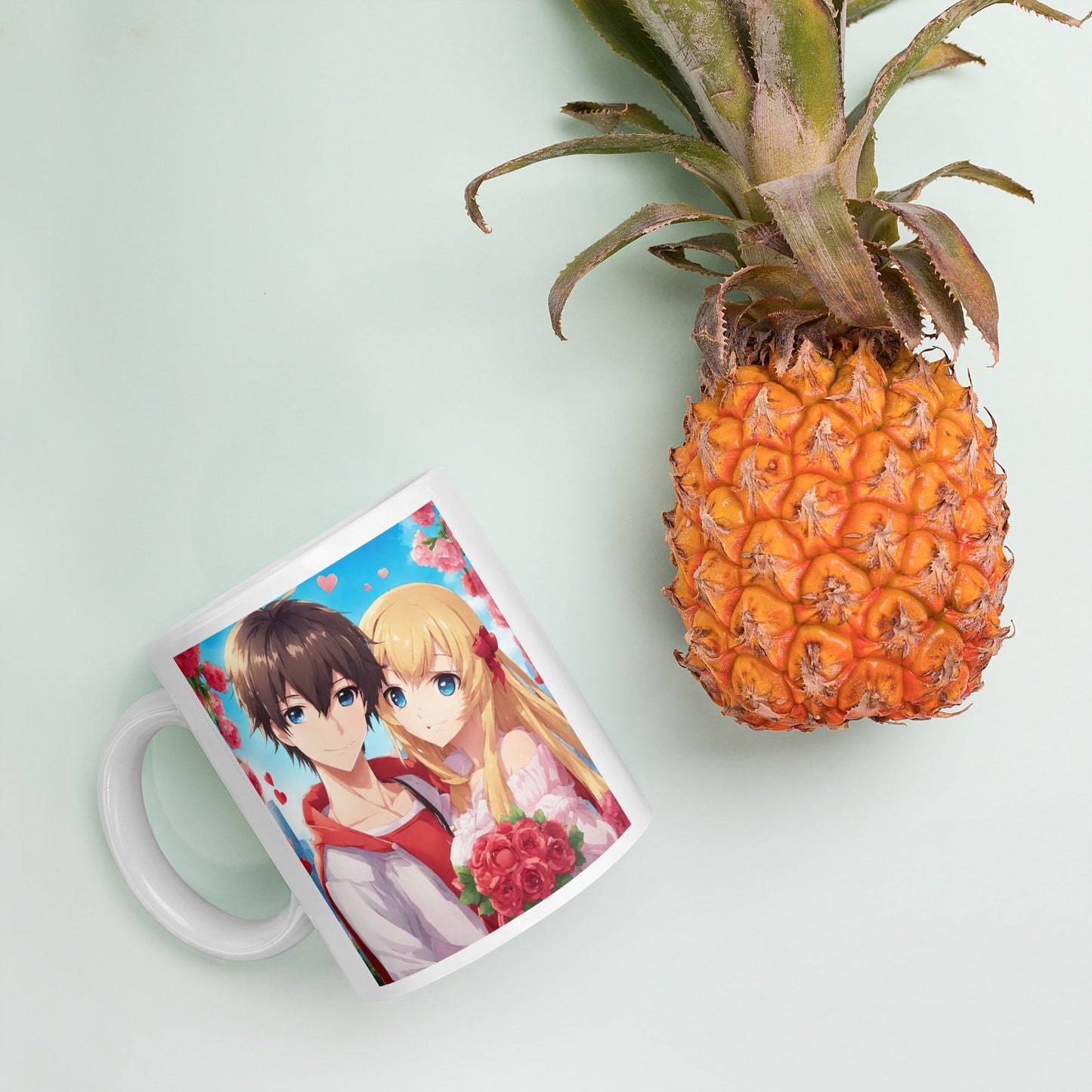 Anime White Mug — Unique AI Designed Gift