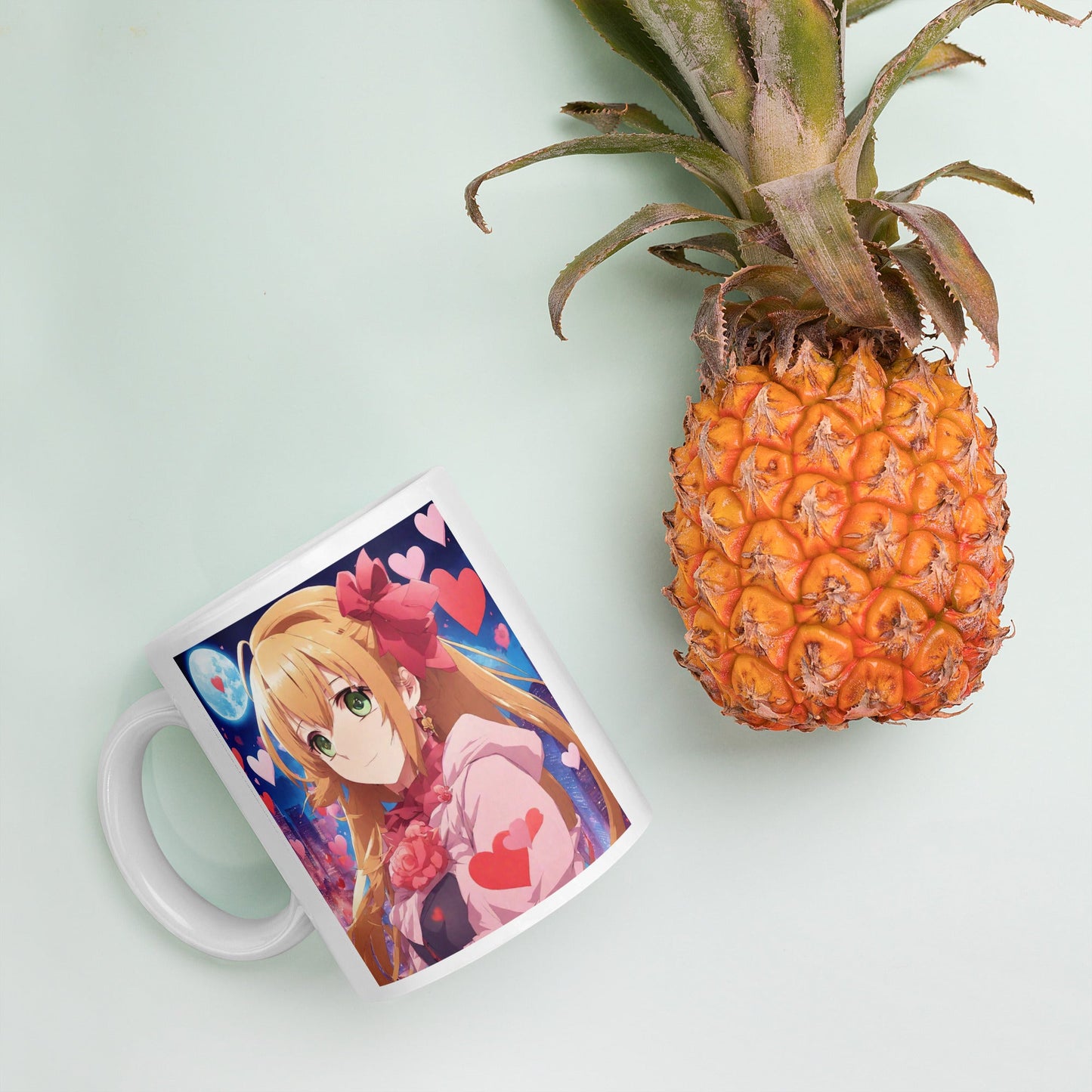 Anime White Mug — Unique AI Designed Gift
