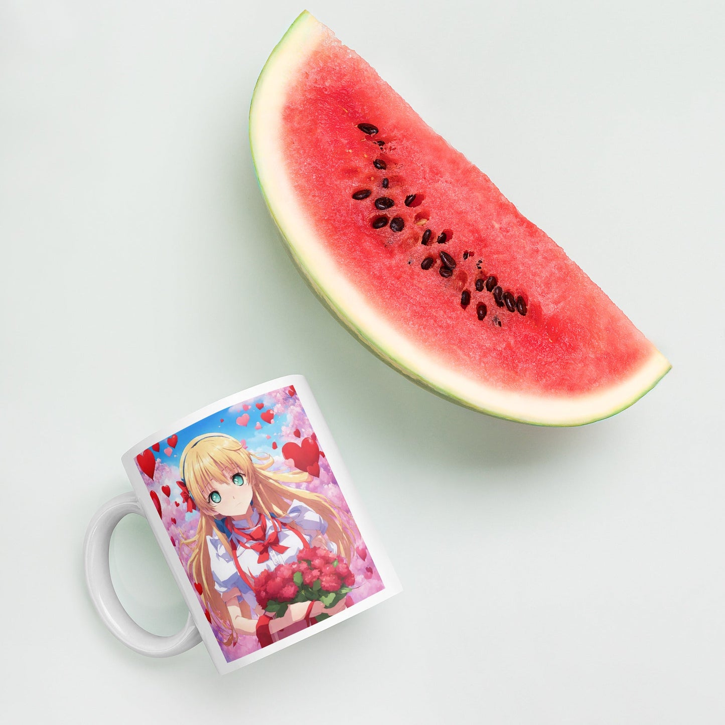 Anime White Mug — Unique AI Designed Gift