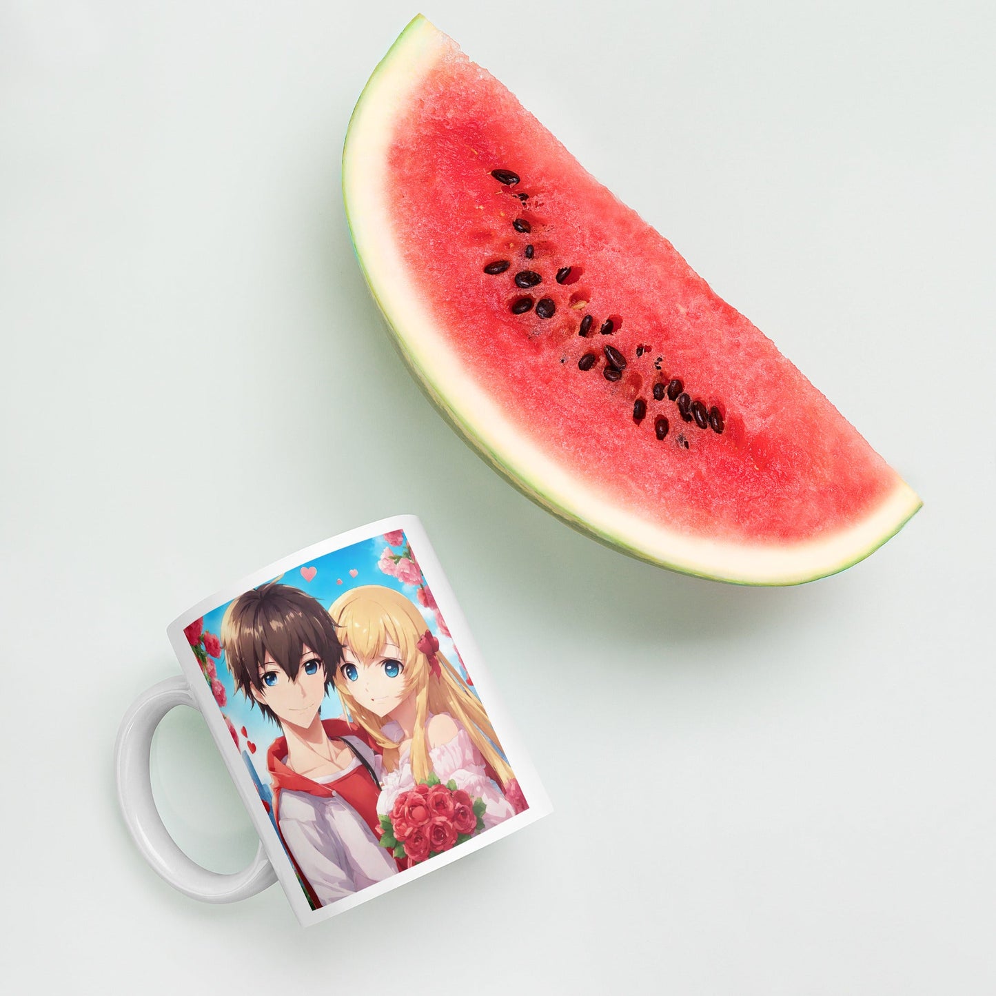 Anime White Mug — Unique AI Designed Gift