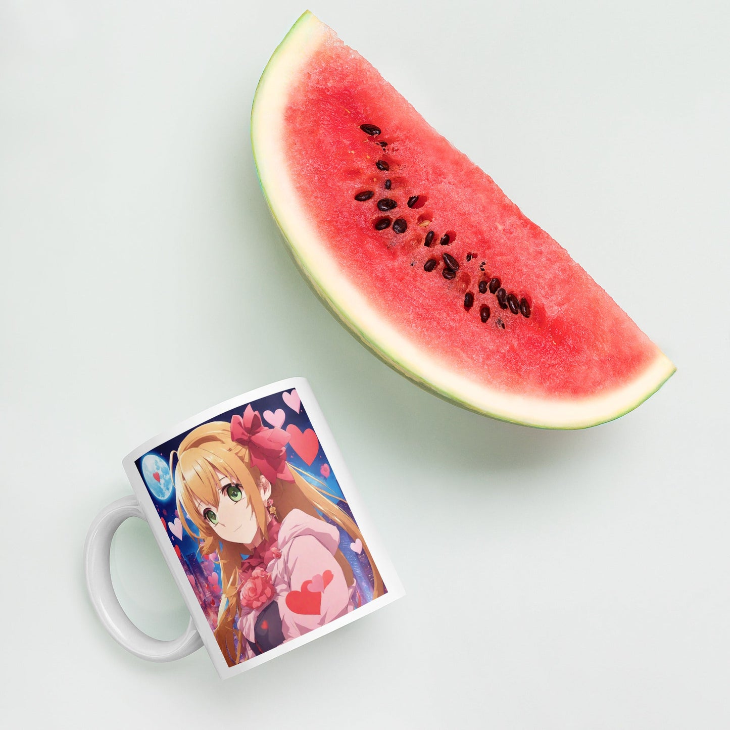 Anime White Mug — Unique AI Designed Gift