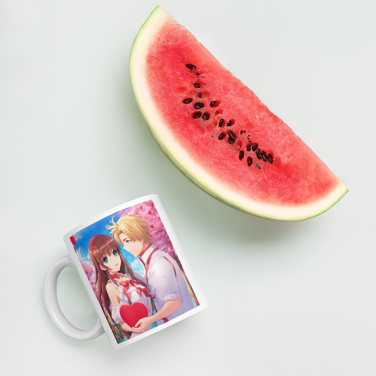 Anime White Mug — Unique AI Designed Gift
