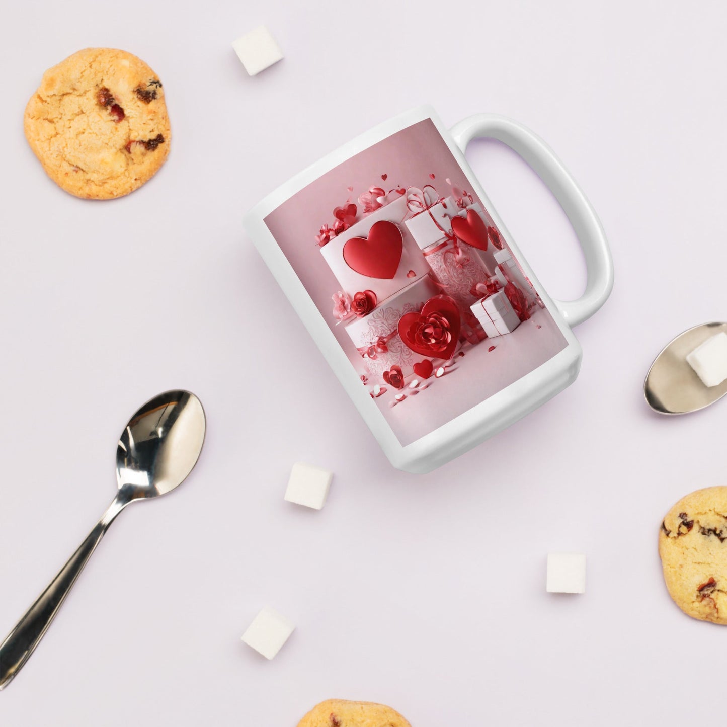 3D Art White Mug — Unique AI Designed Gift