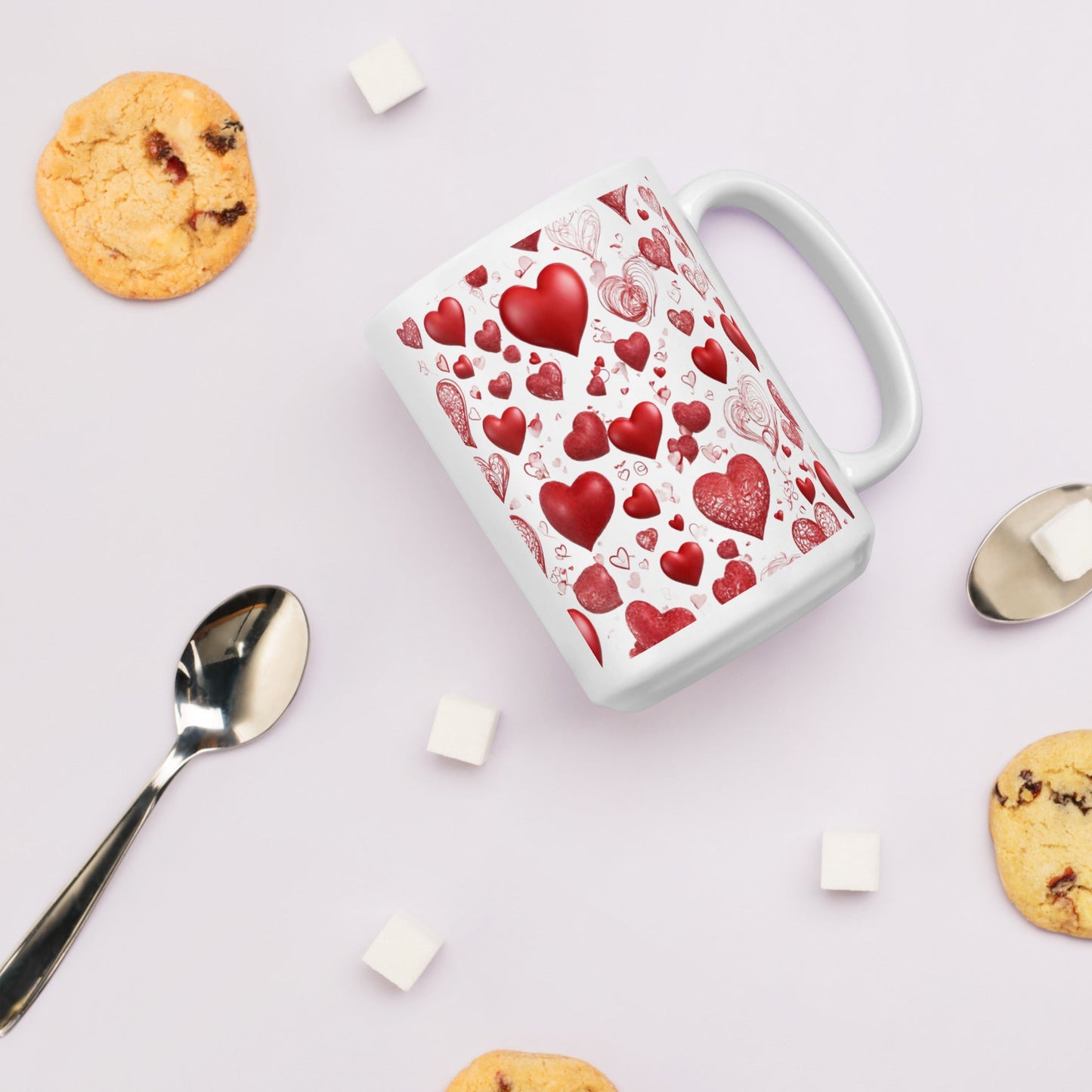 3D Art White Mug — Unique AI Designed Gift