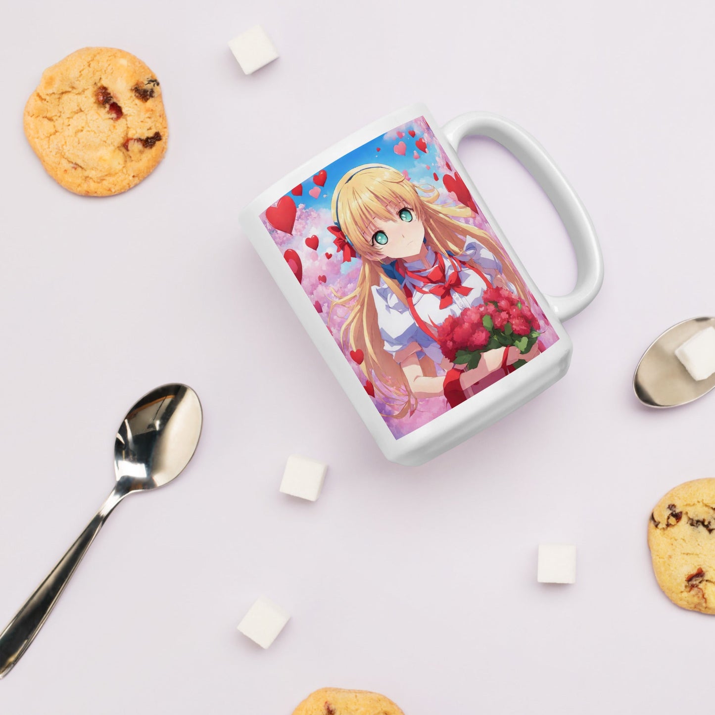 Anime White Mug — Unique AI Designed Gift