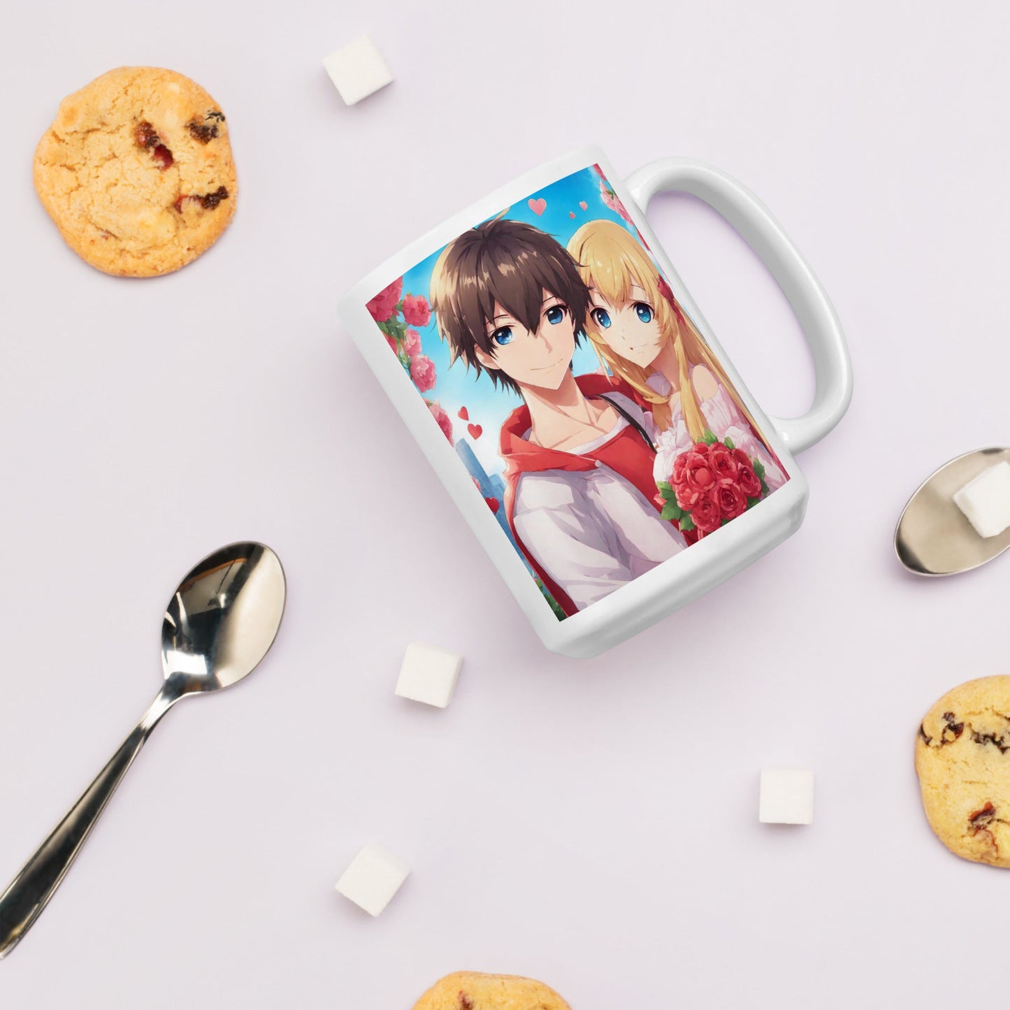 Anime White Mug — Unique AI Designed Gift