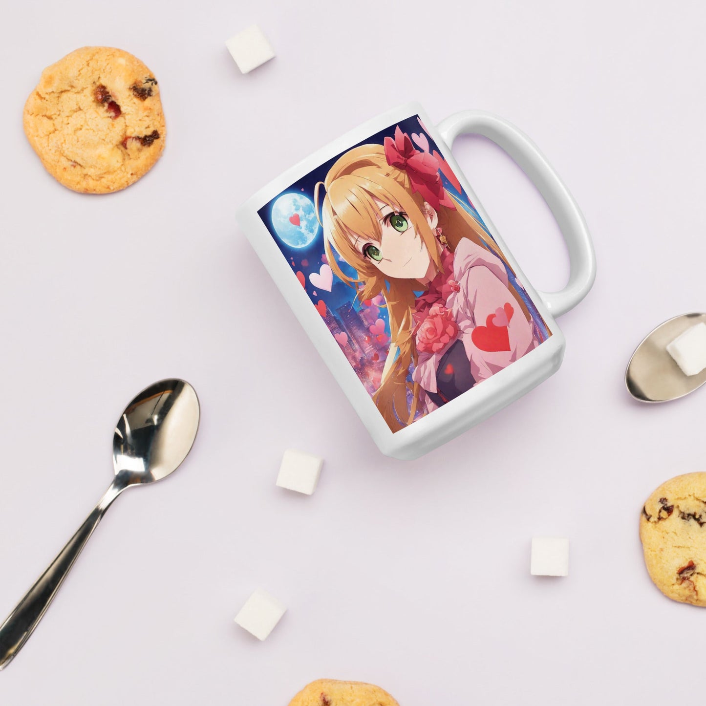 Anime White Mug — Unique AI Designed Gift