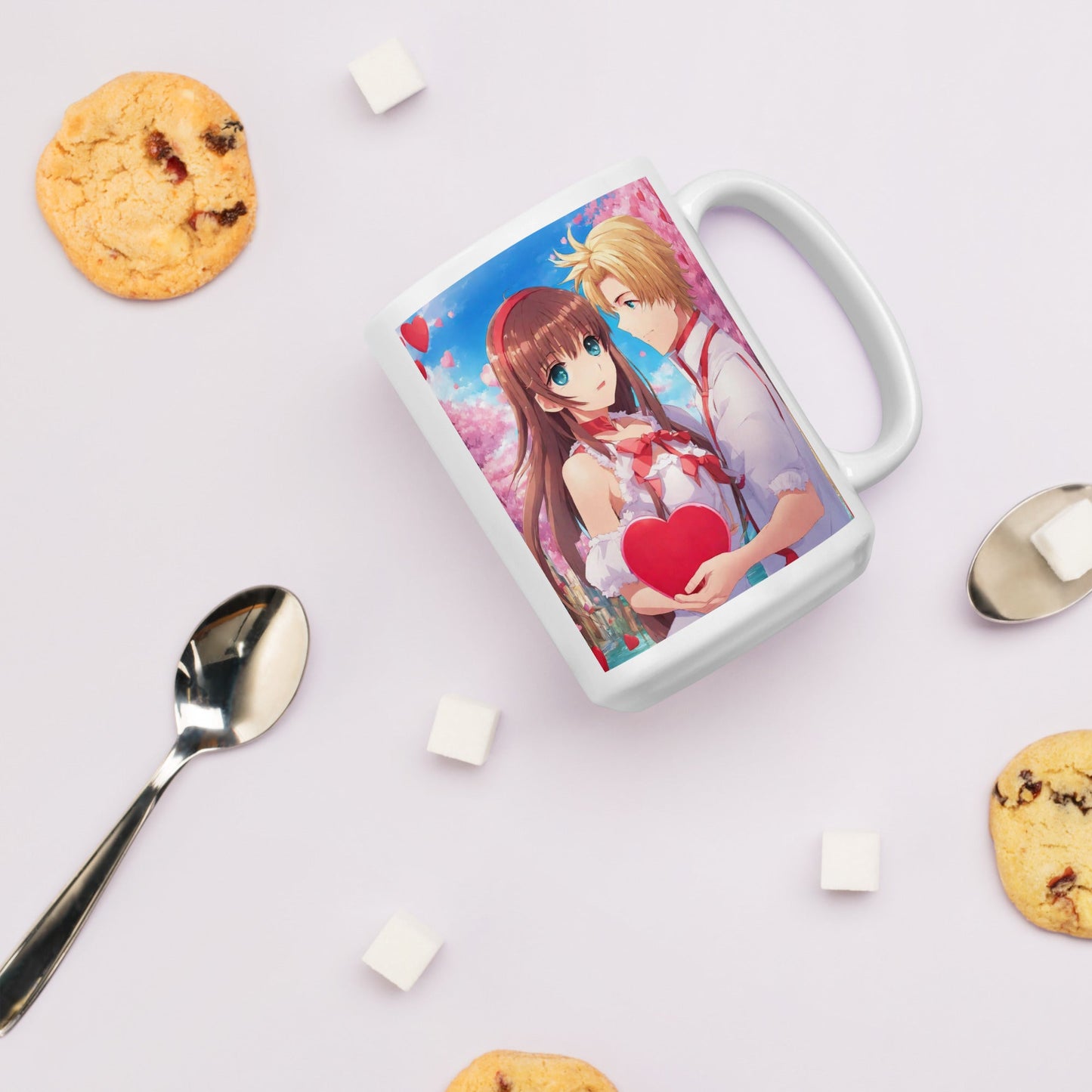 Anime White Mug — Unique AI Designed Gift