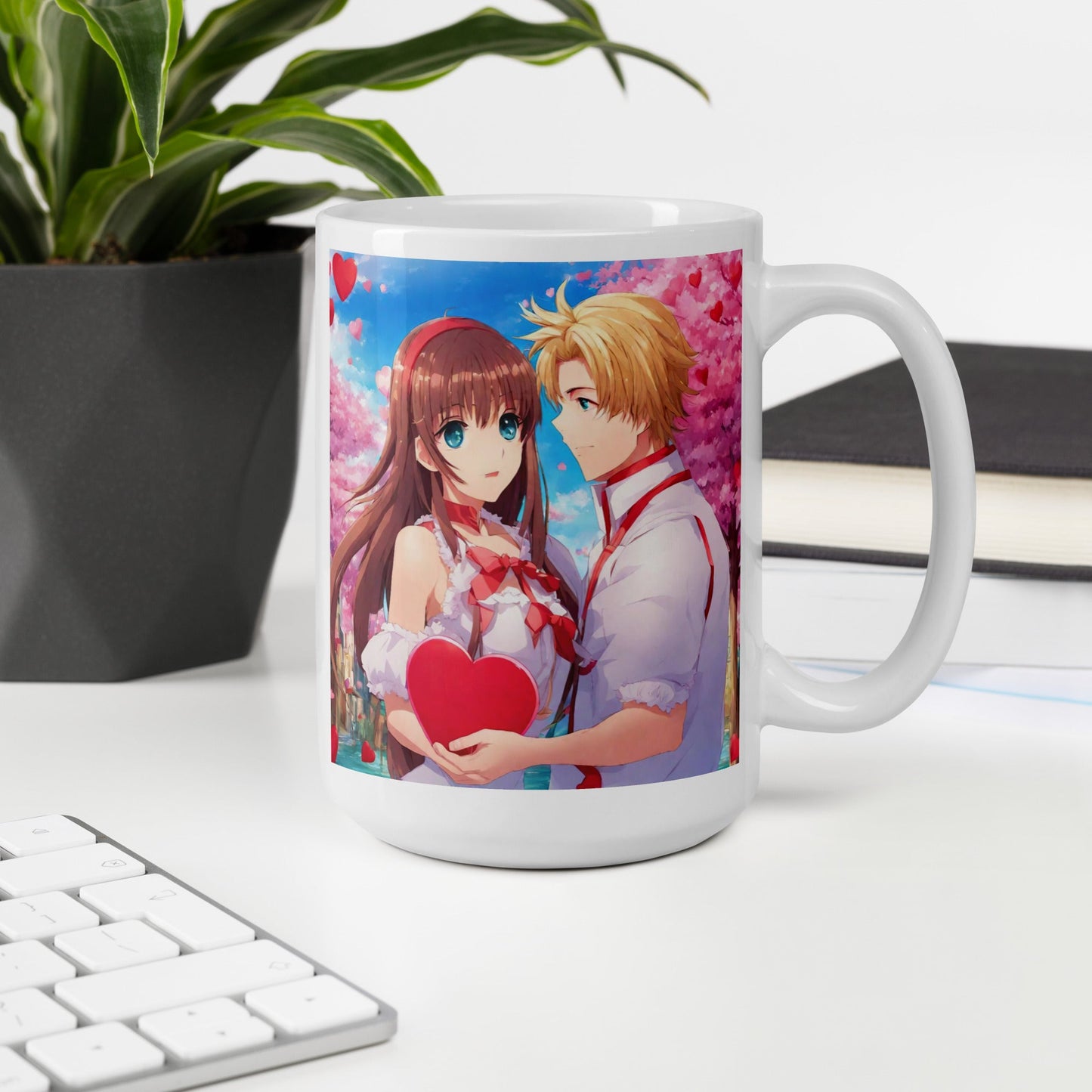 Anime White Mug — Unique AI Designed Gift