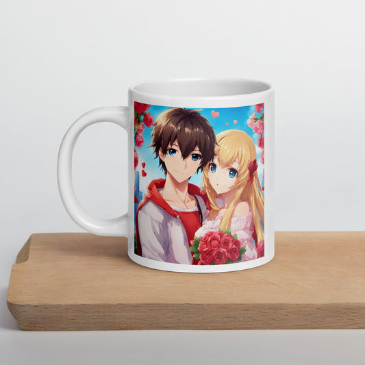 Anime White Mug — Unique AI Designed Gift