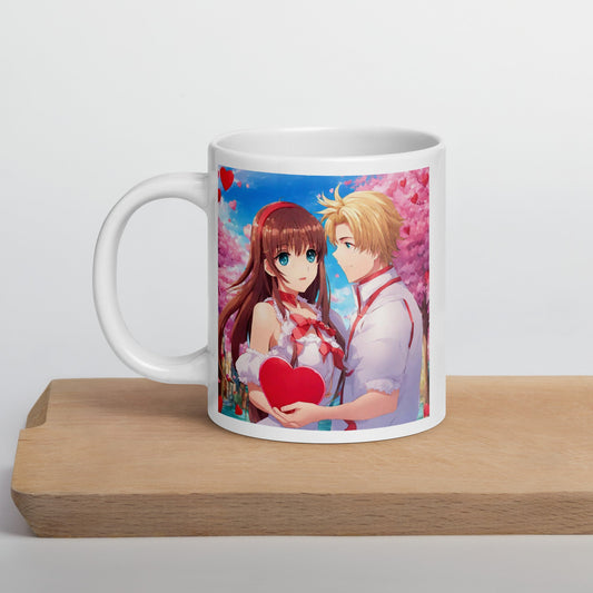 Anime White Mug — Unique AI Designed Gift