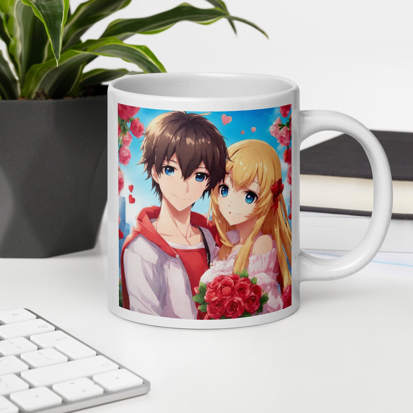 Anime White Mug — Unique AI Designed Gift