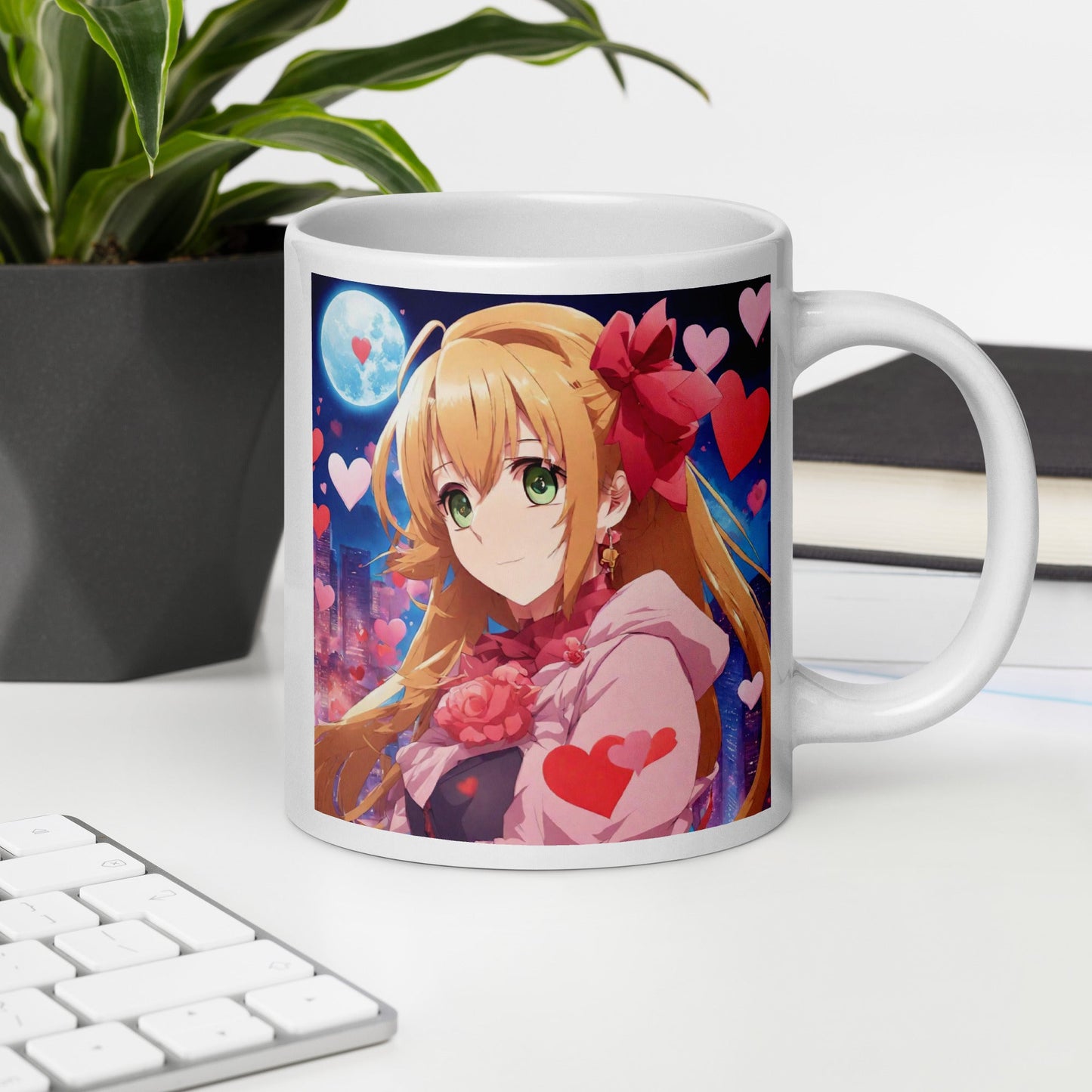 Anime White Mug — Unique AI Designed Gift