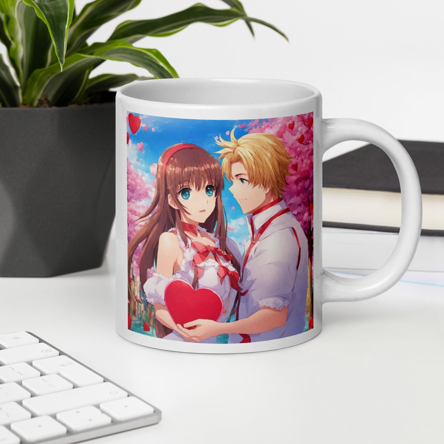 Anime White Mug — Unique AI Designed Gift