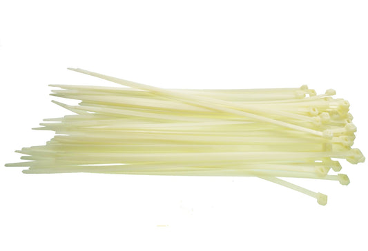 100 Cable Ties (4.8mm x 350mm) Neutral DIY Workshop Accessory DIY Tool Accessory