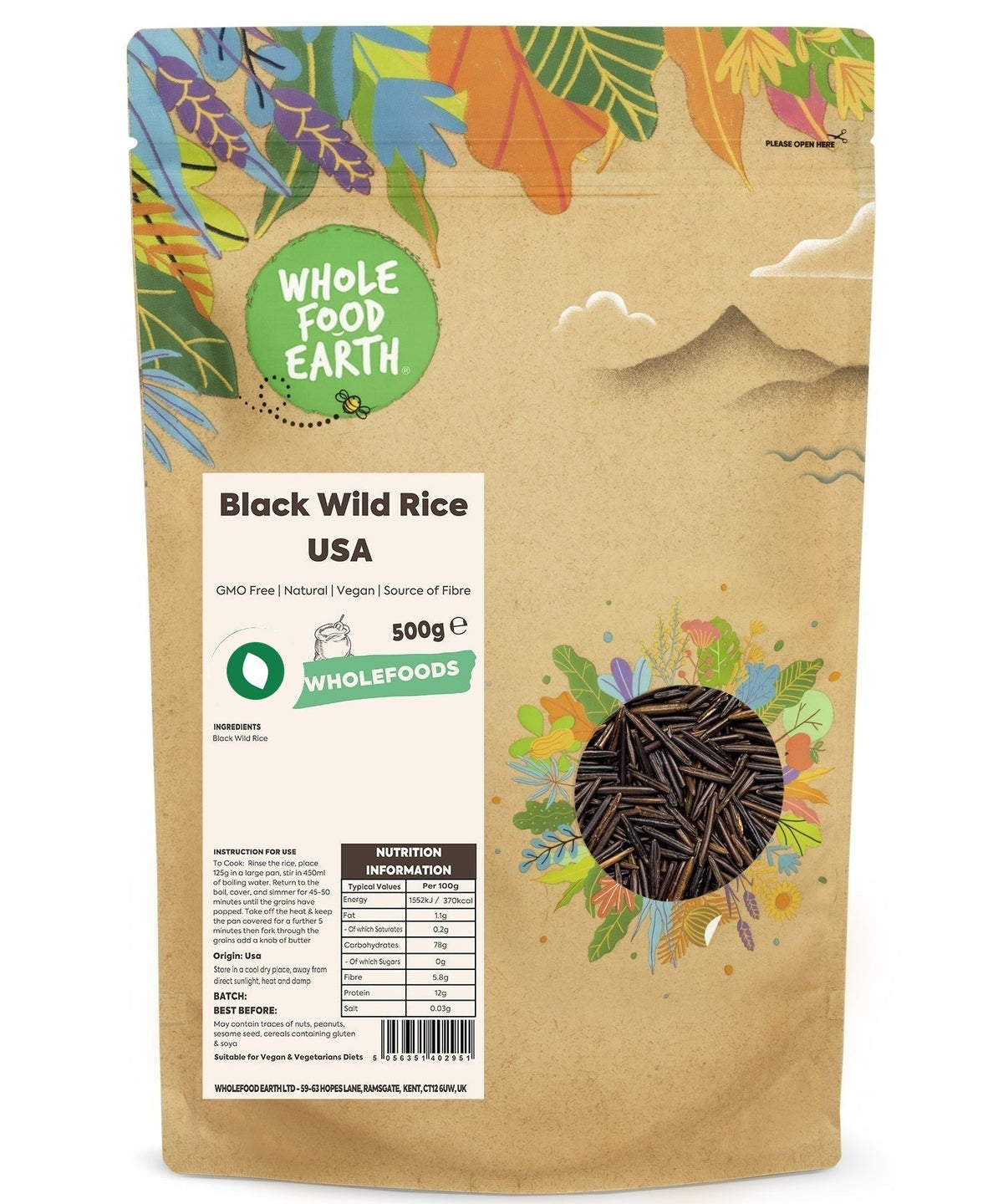 Black Wild Rice USA