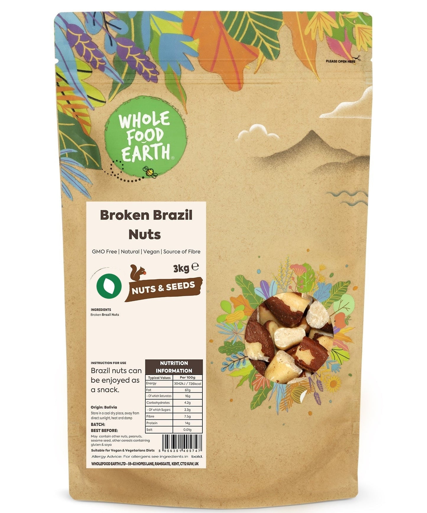 Broken Brazil Nuts