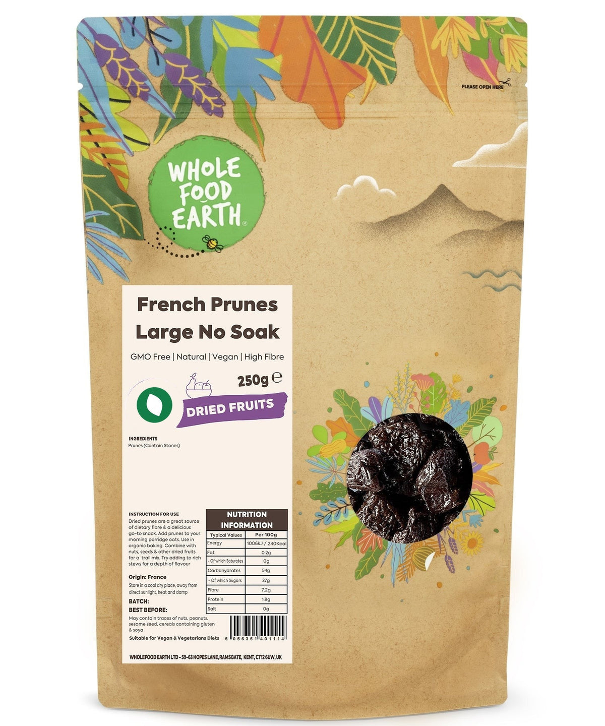 French Prunes Large No Soak