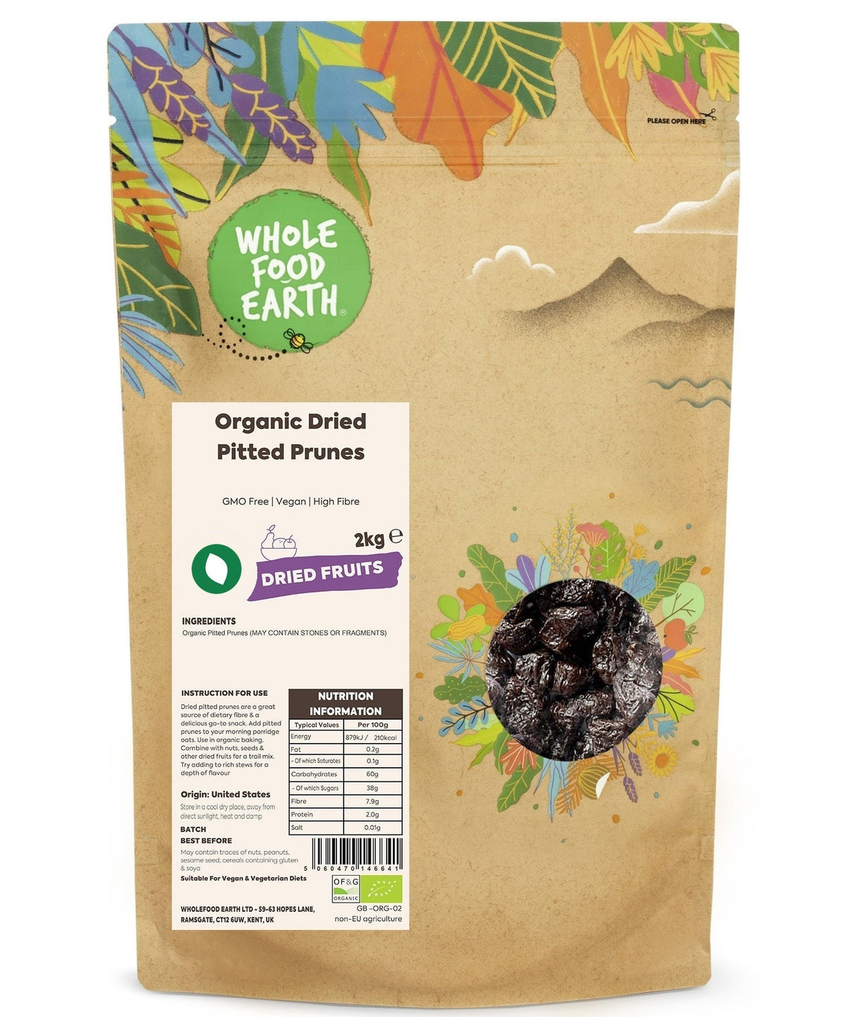 Organic Pitted Prunes