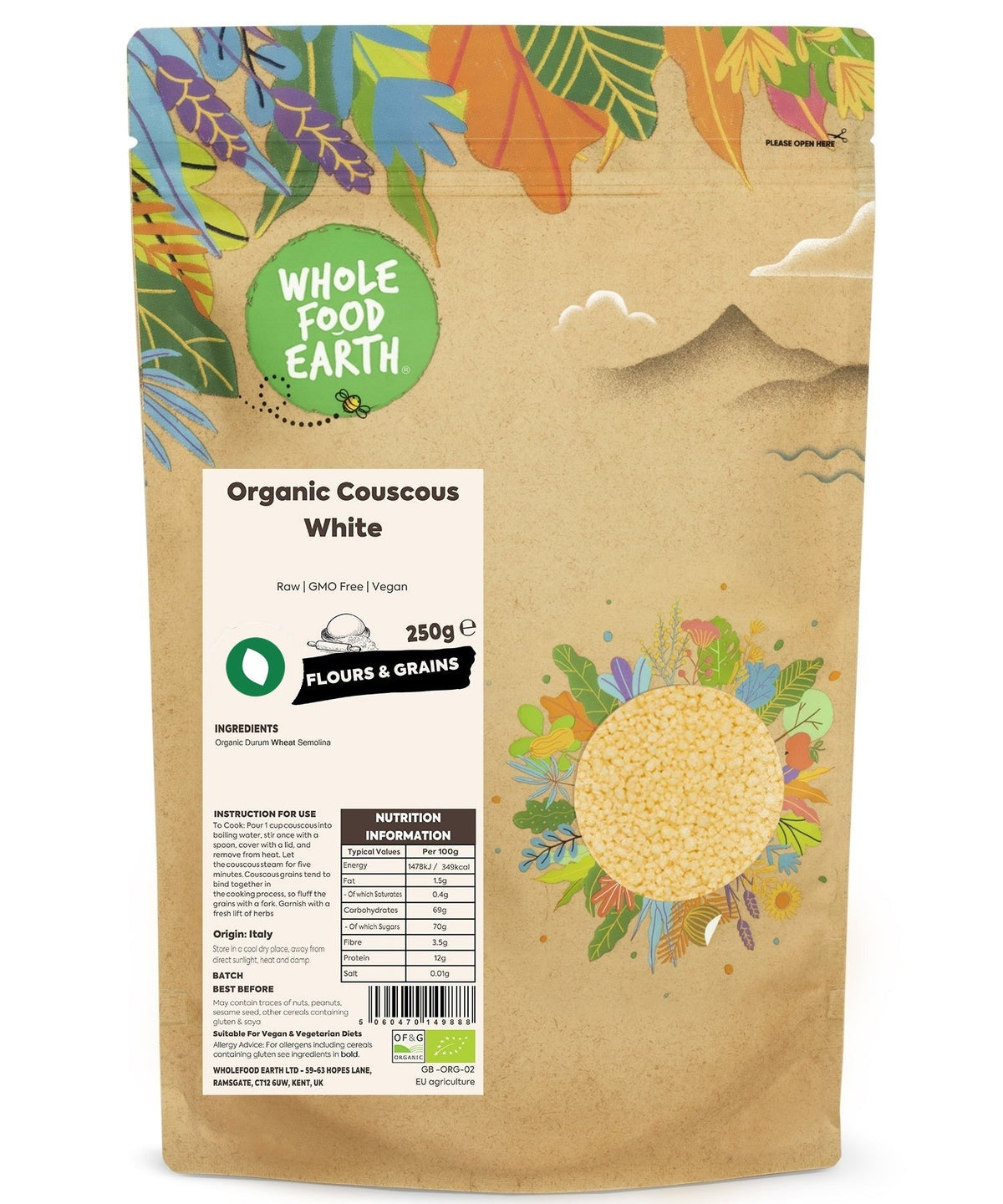 Organic Couscous White