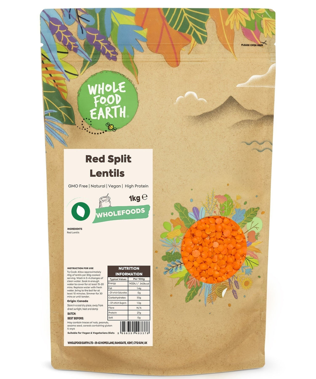 Red Split Lentils