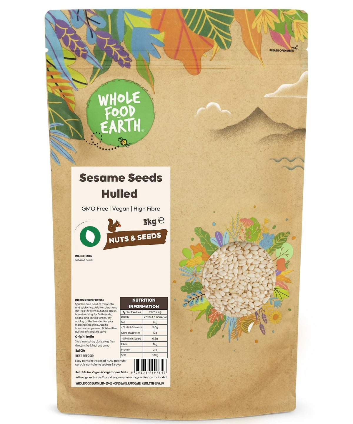 Sesame Seeds Hulled