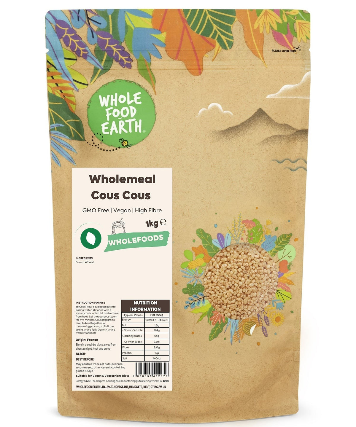 Wholemeal Cous Cous