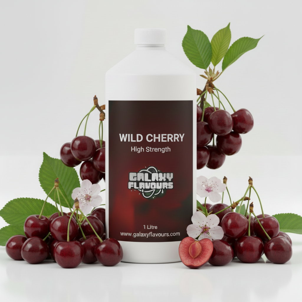 Wild Cherry Food Flavouring - Professional High Strength - 1 Litre