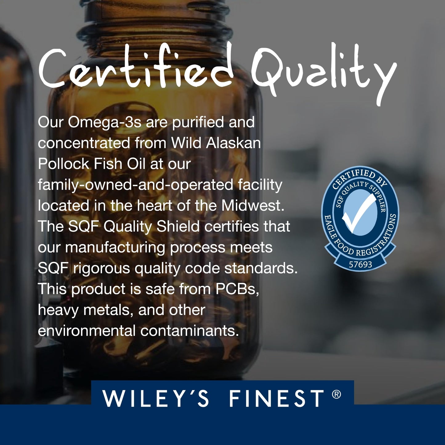 Wiley's Finest Peak DHA | Wild Alaskan Fish Oil 900mg EPA/DHA | 180 Softgels