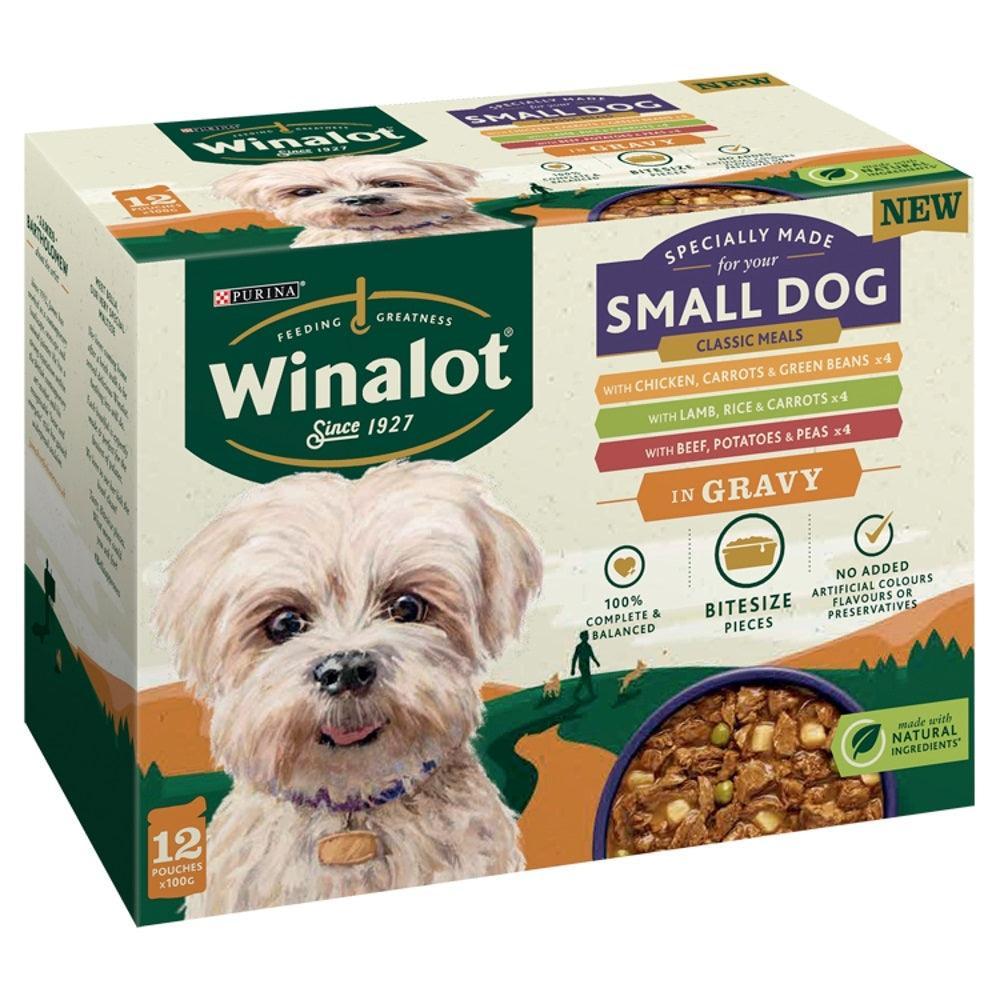 Winalot Small Dog Classic Meals in Gravy 12 x 85g - Case of 4