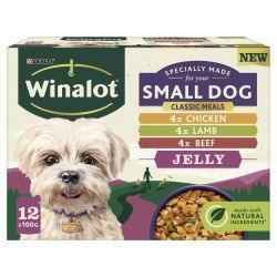 Winalot Small Dog Food Pouch Mixed in Jelly 48 Pack, 100g
