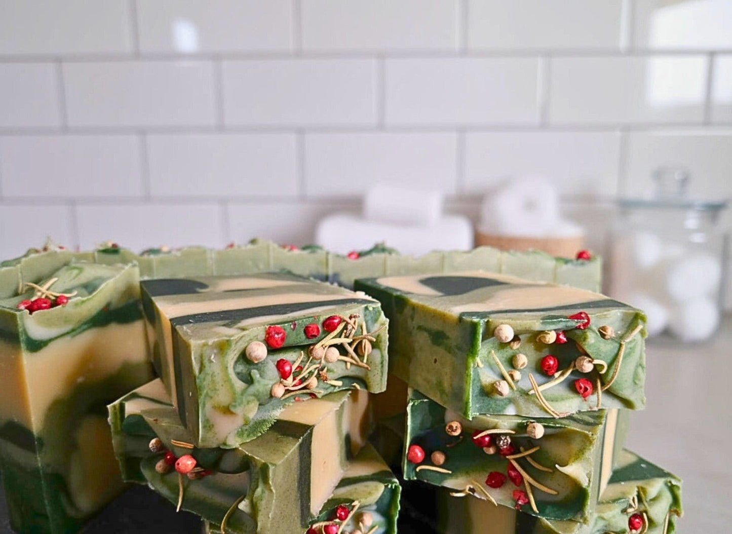 Winter Woodland Handmade Vegan Soap – Pine Juniper & Rosemary
