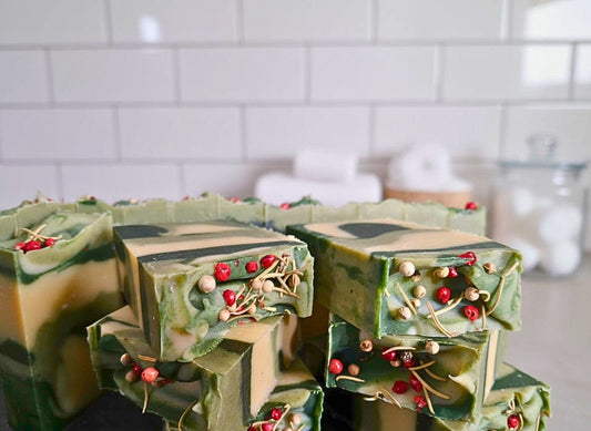 Winter Woodland Handmade Vegan Soap – Pine Juniper & Rosemary