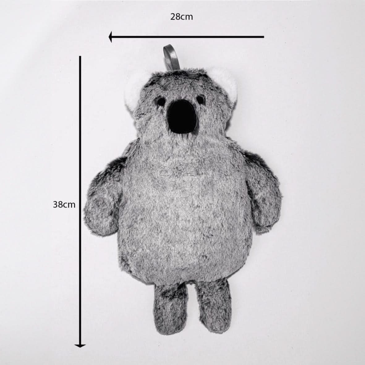 Koala Plush Hot Water Bottle 1L Soft Cover Warmer