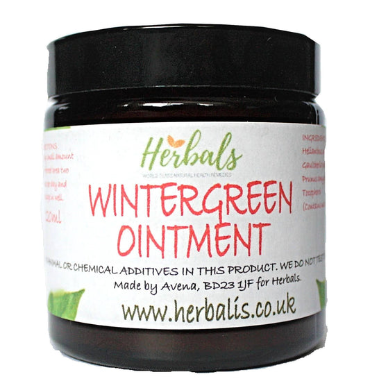 Wintergreen Cream Ointment – Muscle Rub Pain Relief – Handmade UK Salve Balm