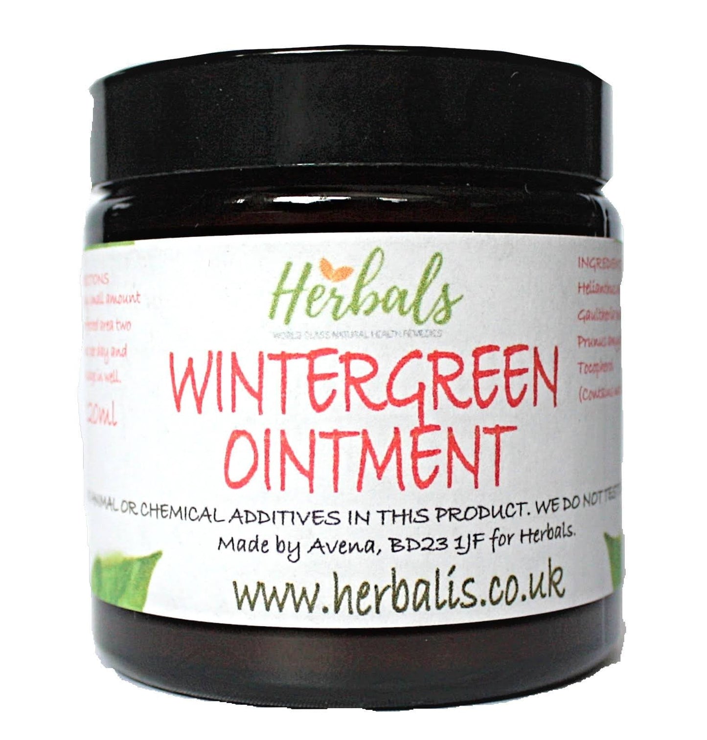 Wintergreen Ointment - Natural Herbal Pain Relief Balm 60ml - 200ml Muscle Aches