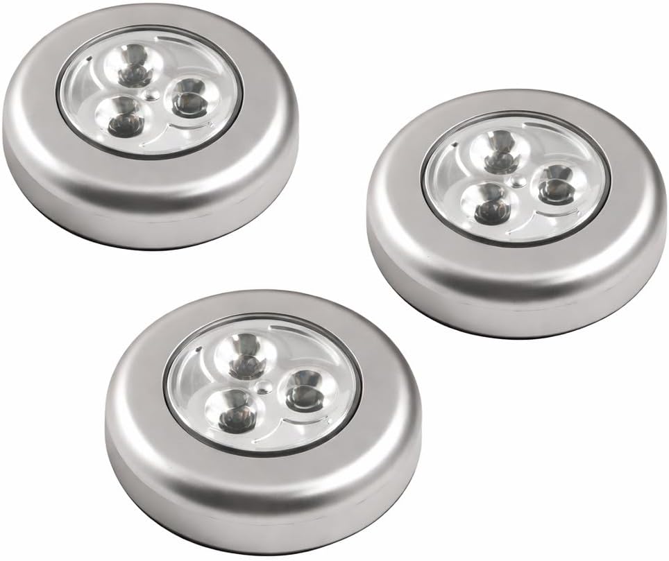 Wireless LED Push Light for Wardrobes, Cabinets & Shelves
