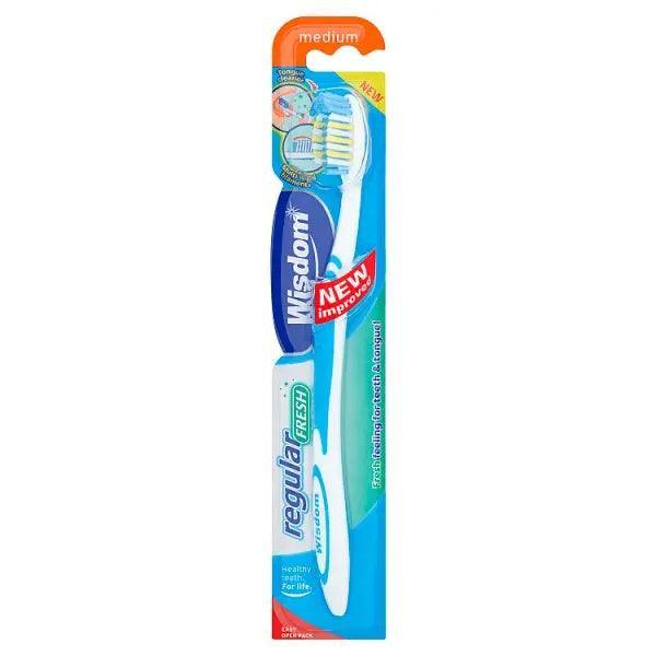 Wisdom Regular Fresh Medium Toothbrush (Case of 12)