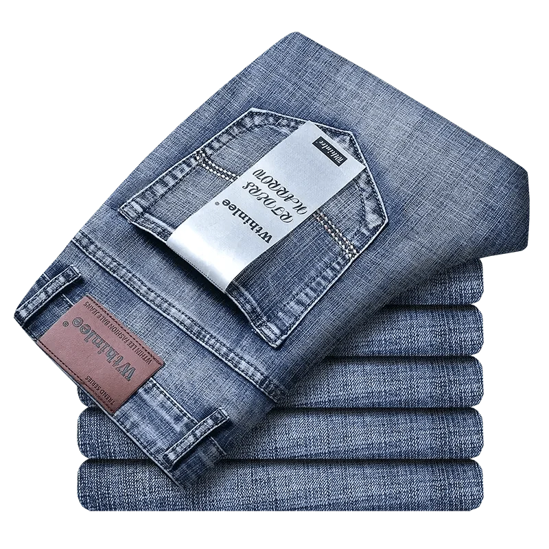 Withinlee Men's Business Jeans – Classic Stretch Denim Trousers (Blue/Black)