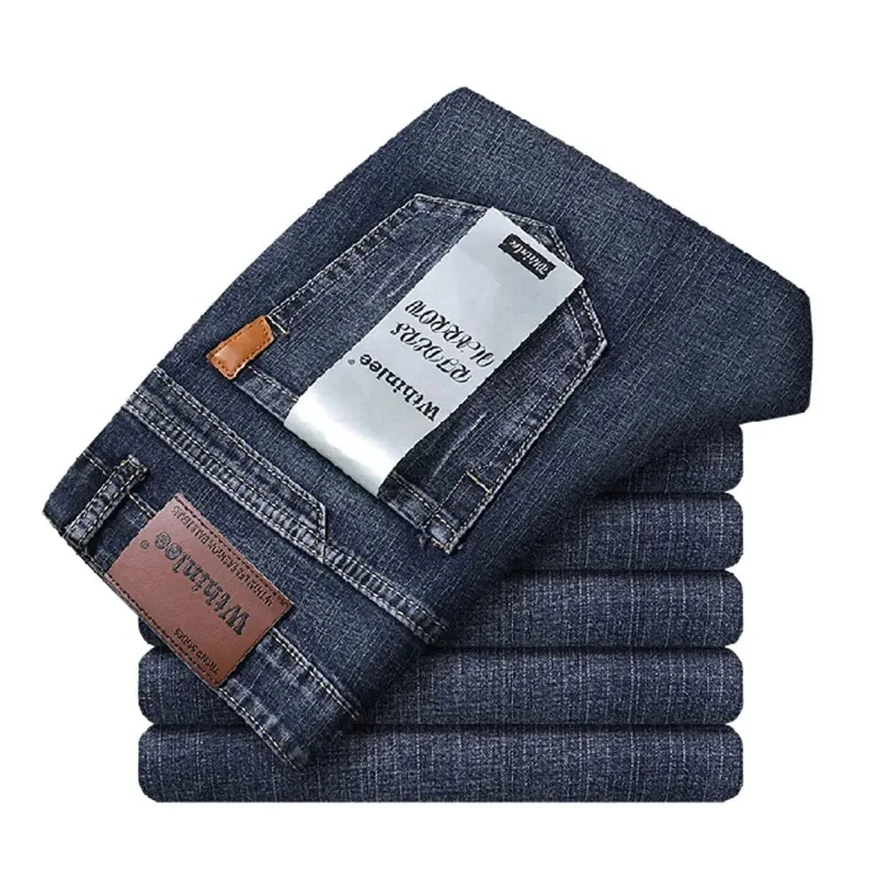 Withinlee Men's Light Blue Business Jeans – Classic Stretch Denim Trousers