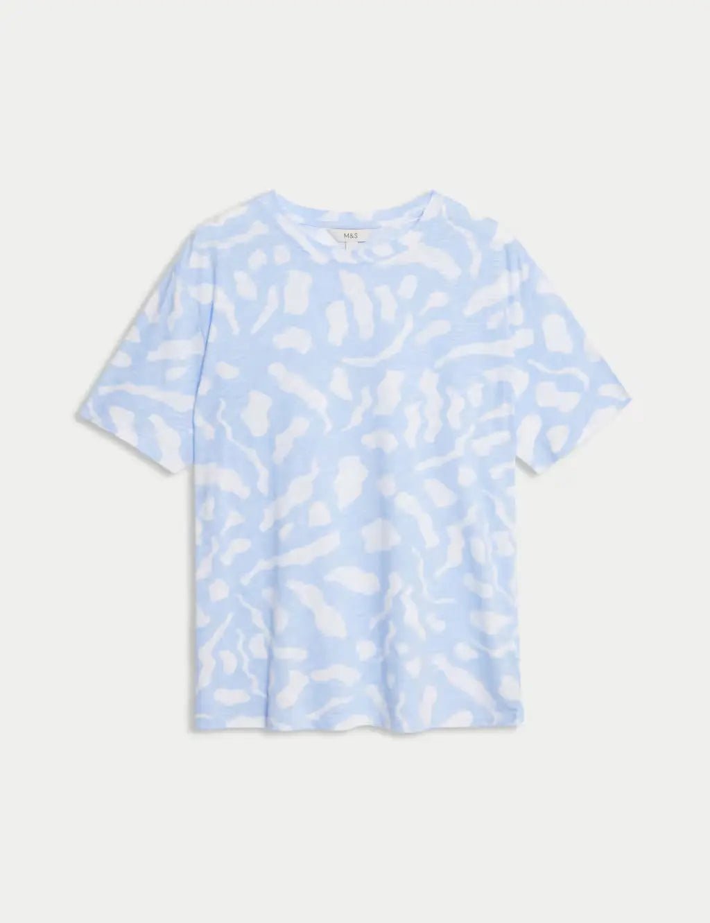 Womens Cotton Modal Blend Printed T-Shirt
