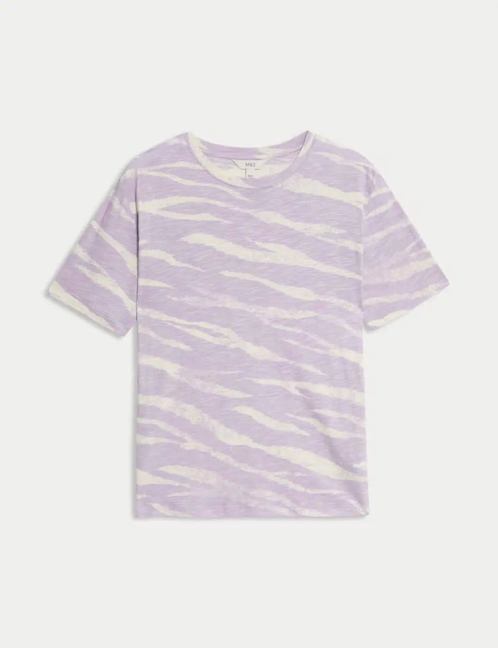 Womens Cotton Modal Blend Printed T-Shirt