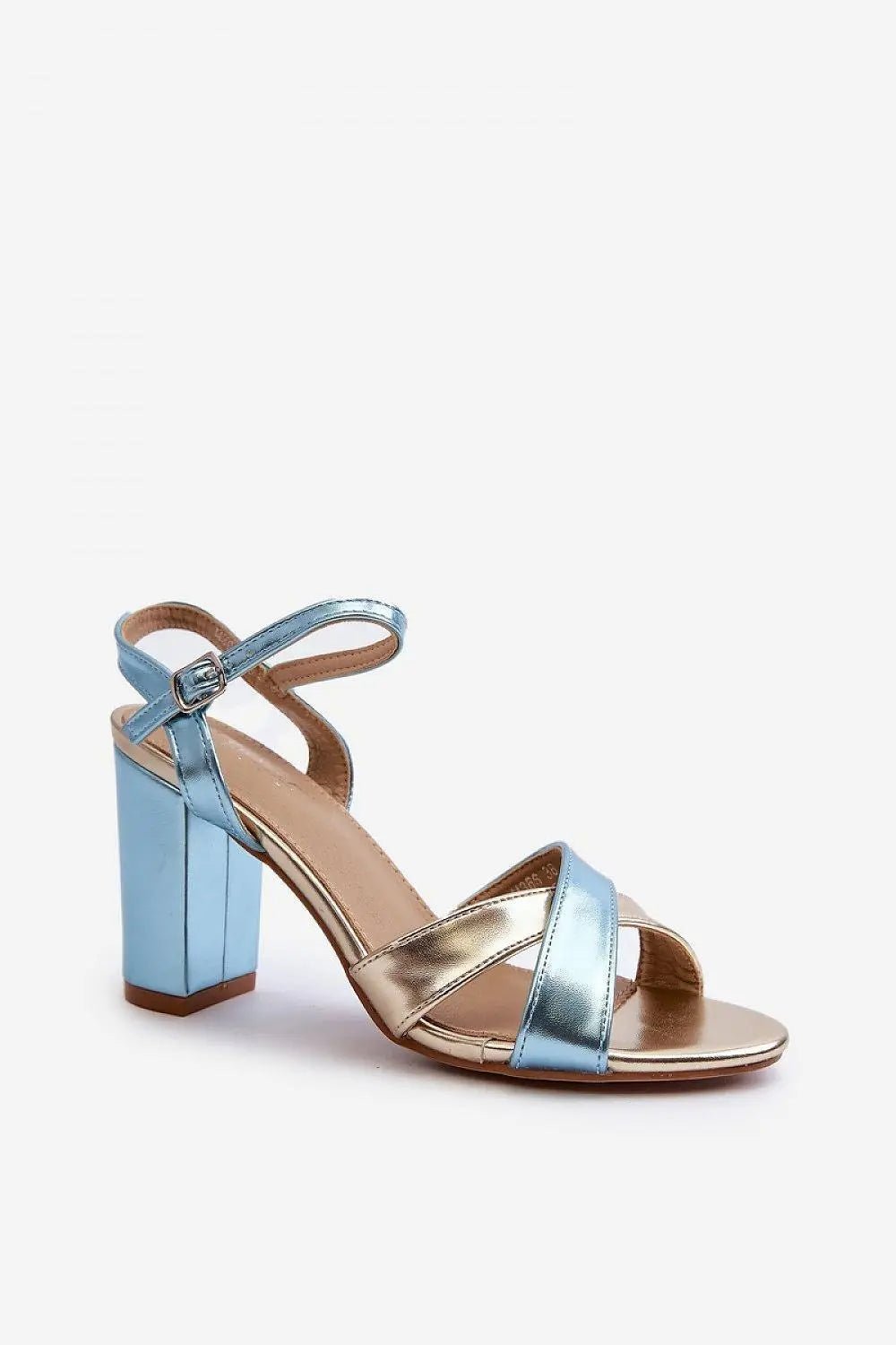 Women’s Eco Leather Stiletto Sandals – Intertwined Straps & Adjustable Buckle