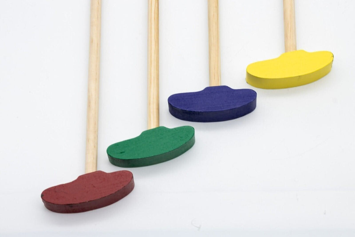 Kids Wooden Golf Set with Clubs Balls Ramps & Carry Bag