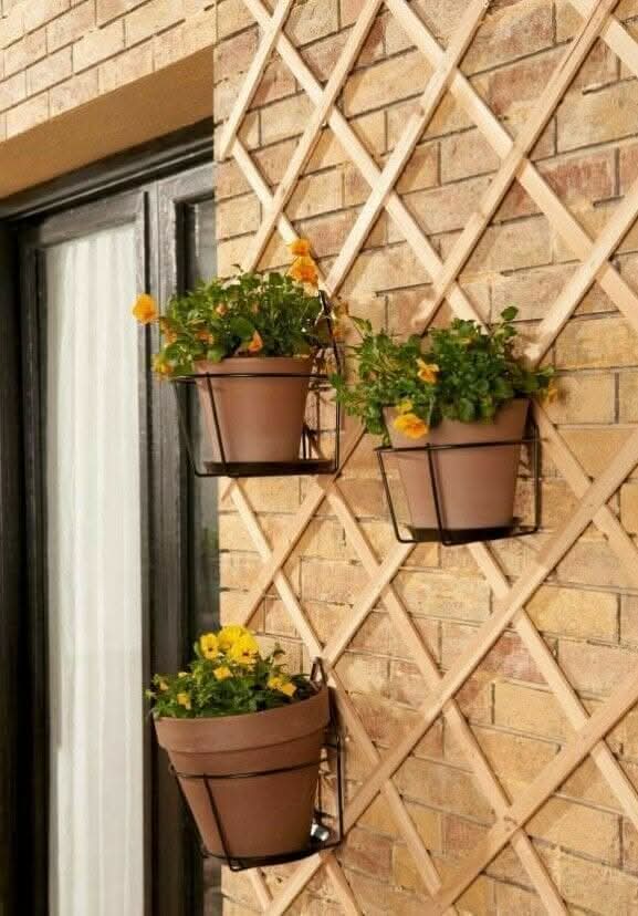 6ft x 2ft Expanding Wooden Garden Trellis Lattice Fence Panel