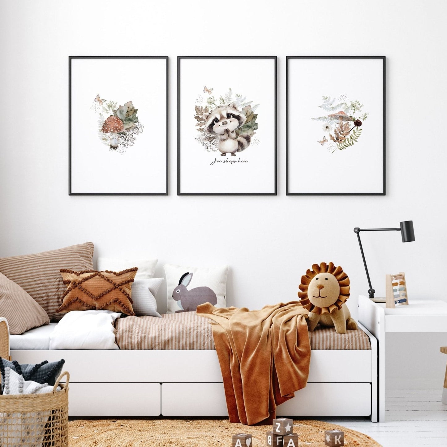 Woodland Prints | Set of 3 wall art prints
