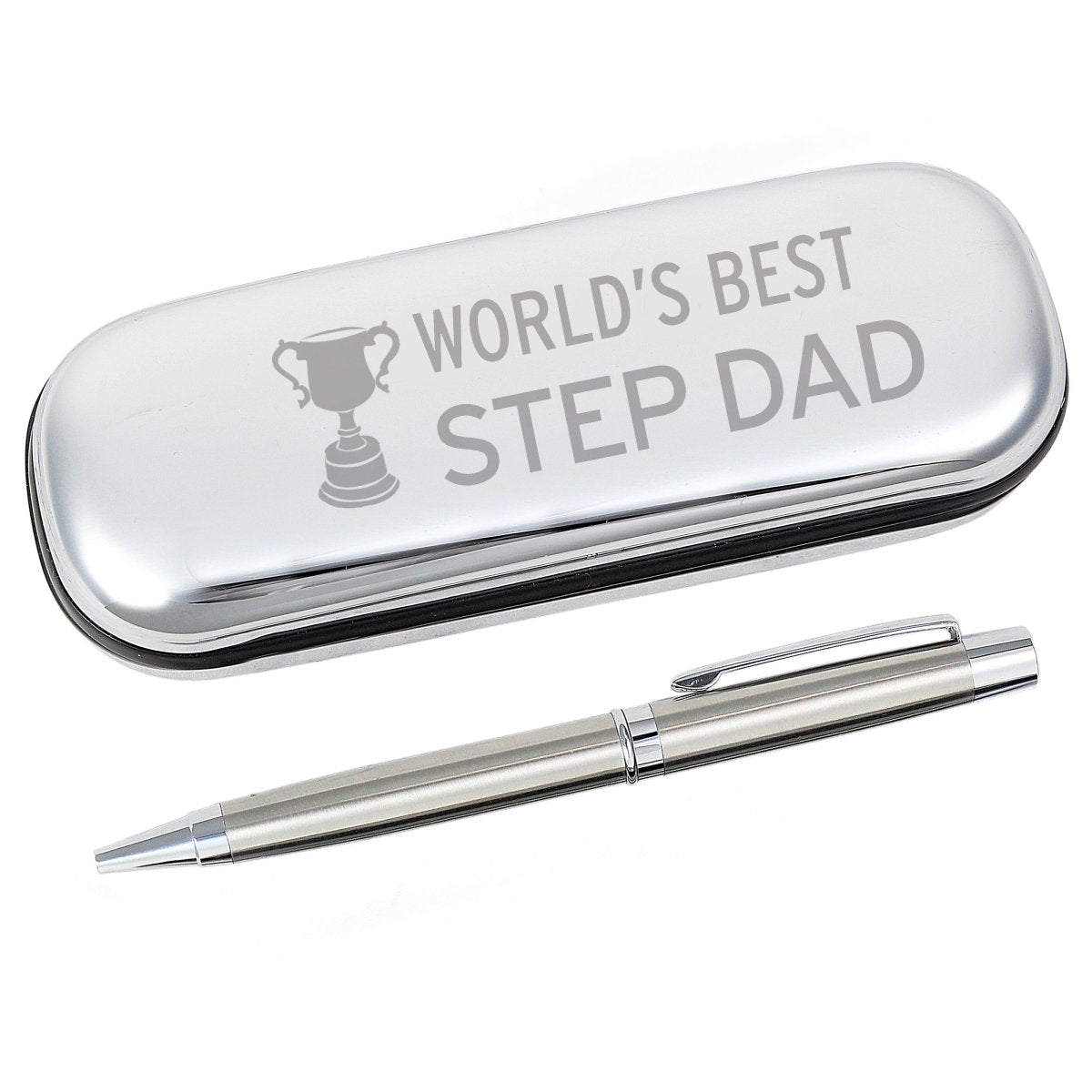 World's Best Step Dad Pen & Box