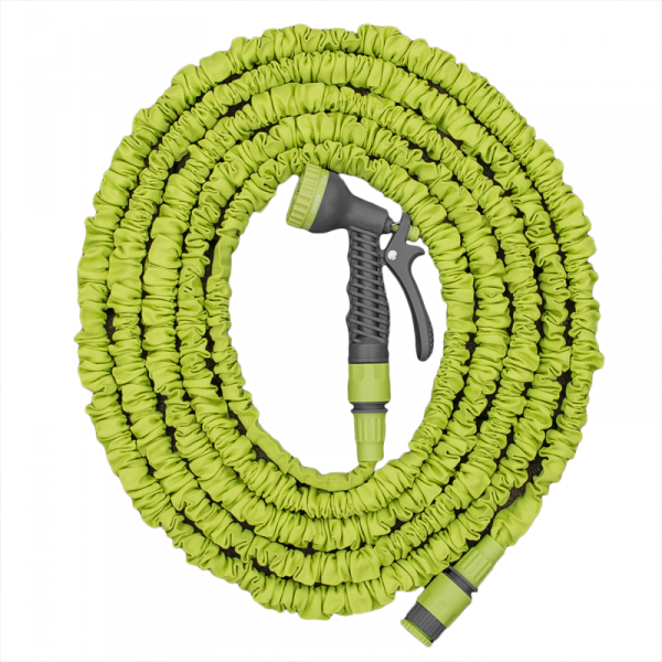 Expanding Trick Hose 15m - 45m Lime Outdoor Watering Kit Outdoor Hose Accessory