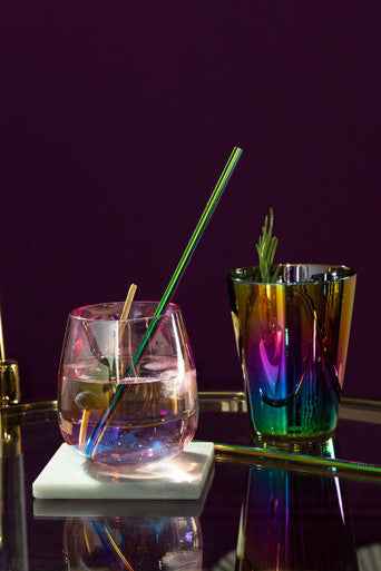 Frosted Deco Set Of 4 Tumbler Glasses